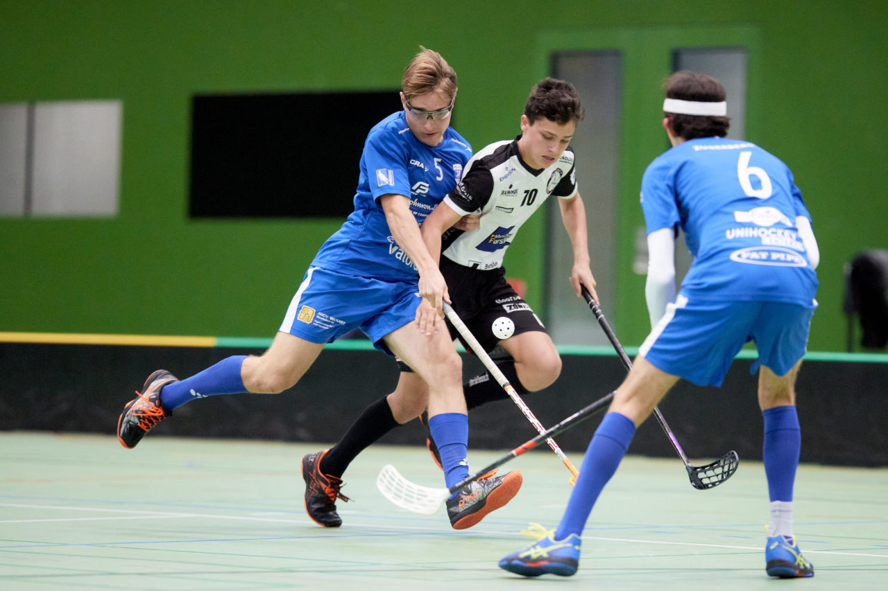 Zug United - Unihockey Basel Regio am 26. September 2020 in der Sporthalle der Kantonsschule Zug 
Bild: Michael Peter
