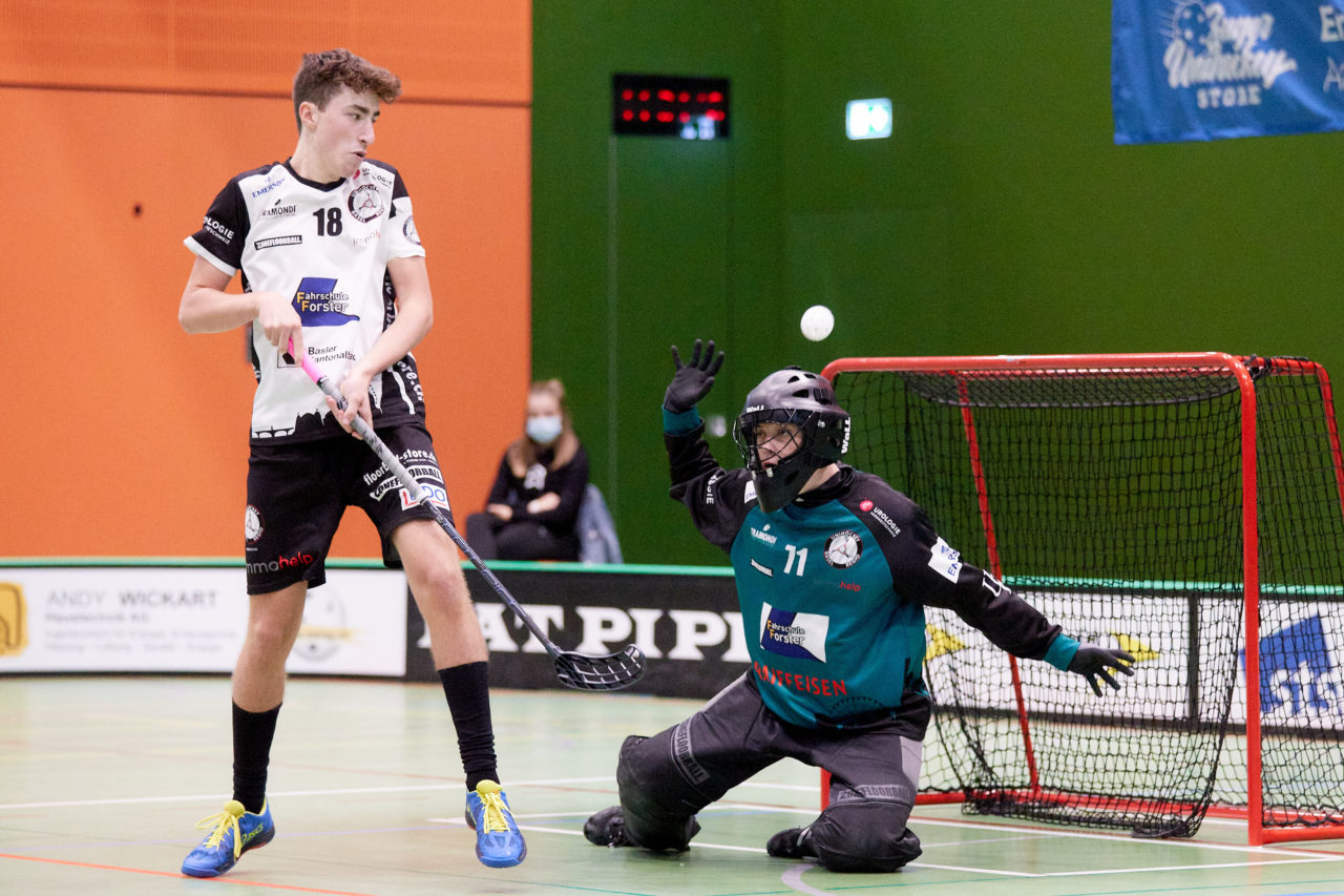 Zug United - Unihockey Basel Regio am 26. September 2020 in der Sporthalle der Kantonsschule Zug 
Bild: Michael Peter