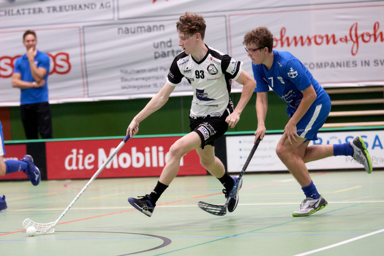 Zug United - Unihockey Basel Regio am 26. September 2020 in der Sporthalle der Kantonsschule Zug 
Bild: Michael Peter