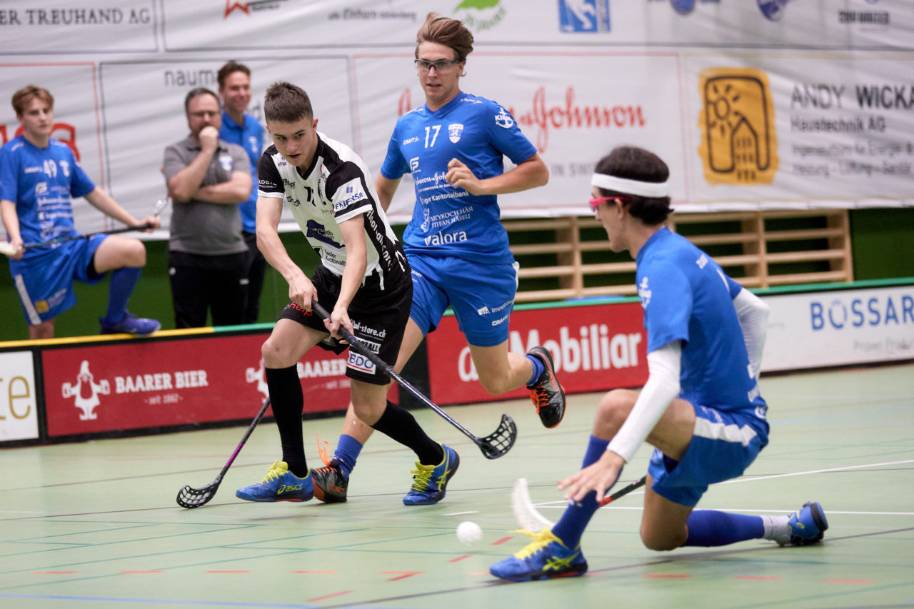 Zug United - Unihockey Basel Regio am 26. September 2020 in der Sporthalle der Kantonsschule Zug 
Bild: Michael Peter