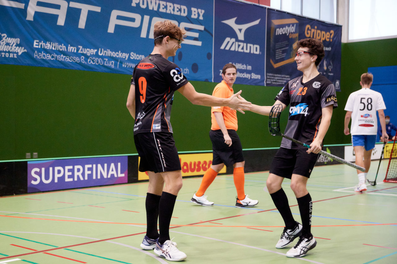 Zug United - GC Unihockey  am 19. September 2020 in der Sporthalle der Kantonsschule Zug 
Bild: Michael Peter