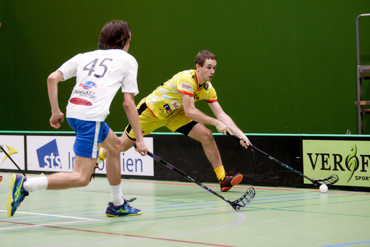 Zug United - HC Rychenberg Winterthur am 12. September 2020 in der Sporthalle der Kantonsschule Zug 
Bild: Michael Peter