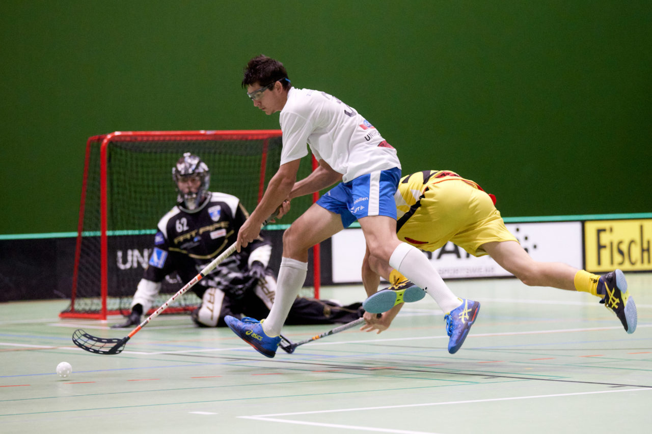 Zug United - HC Rychenberg Winterthur am 12. September 2020 in der Sporthalle der Kantonsschule Zug 
Bild: Michael Peter
