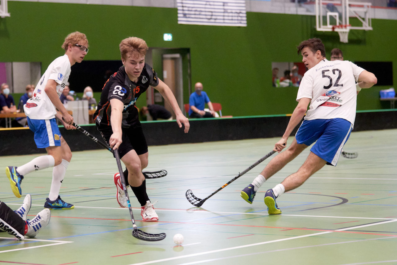 Zug United - GC Unihockey  am 19. September 2020 in der Sporthalle der Kantonsschule Zug 
Bild: Michael Peter