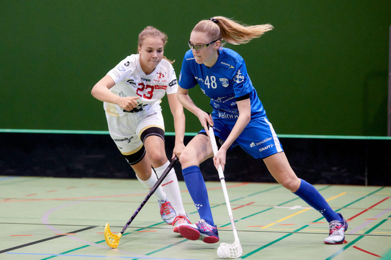 Zug United - Red Ants Rychenberg Winterthur am 12. September 2020 in der Sporthalle der Kantonsschule Zug 
Bild: Michael Peter