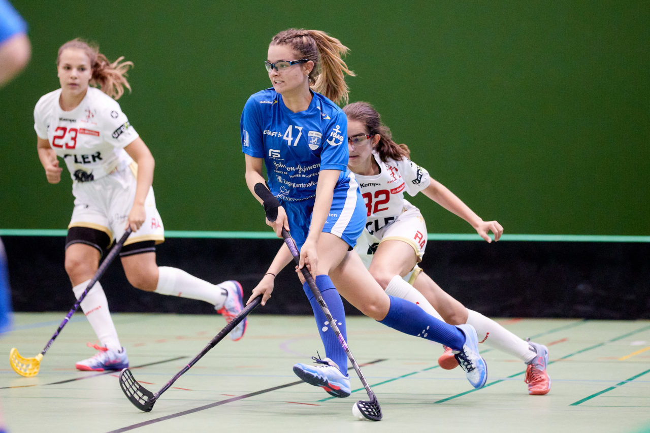 Zug United - Red Ants Rychenberg Winterthur am 12. September 2020 in der Sporthalle der Kantonsschule Zug 
Bild: Michael Peter