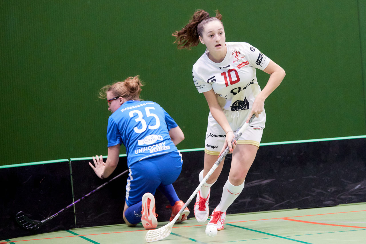 Zug United - Red Ants Rychenberg Winterthur am 12. September 2020 in der Sporthalle der Kantonsschule Zug 
Bild: Michael Peter