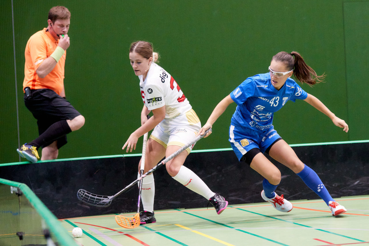 Zug United - Red Ants Rychenberg Winterthur am 12. September 2020 in der Sporthalle der Kantonsschule Zug 
Bild: Michael Peter