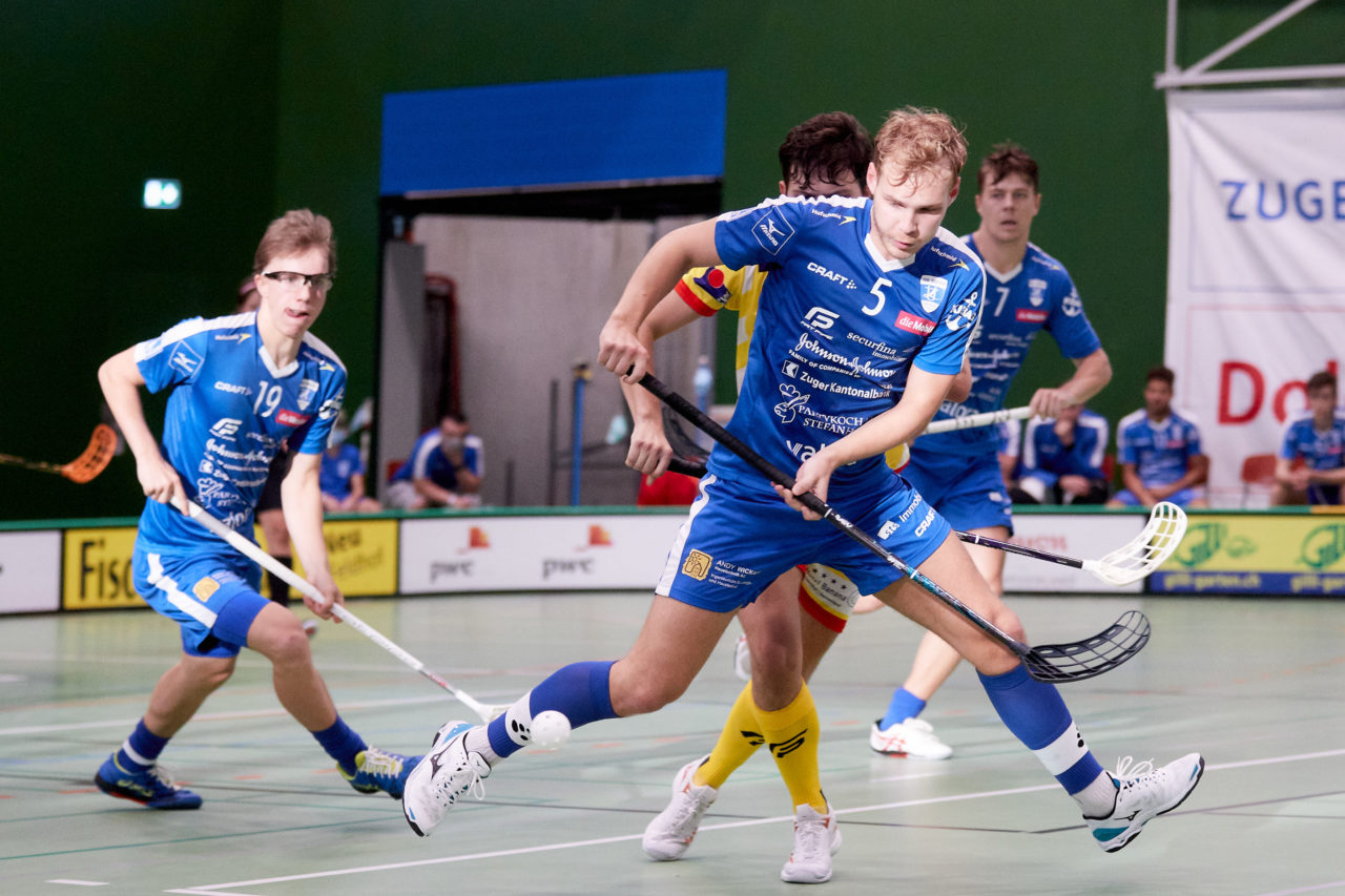 Zug United - HC Rychenberg Winterthur am 12. September 2020 in der Sporthalle der Kantonsschule Zug