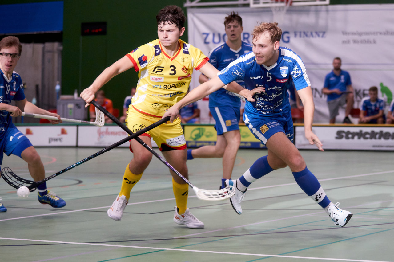 Zug United - HC Rychenberg Winterthur am 12. September 2020 in der Sporthalle der Kantonsschule Zug