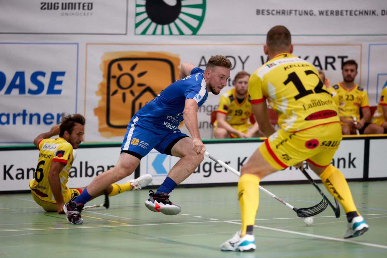 Zug United - HC Rychenberg Winterthur am 12. September 2020 in der Sporthalle der Kantonsschule Zug