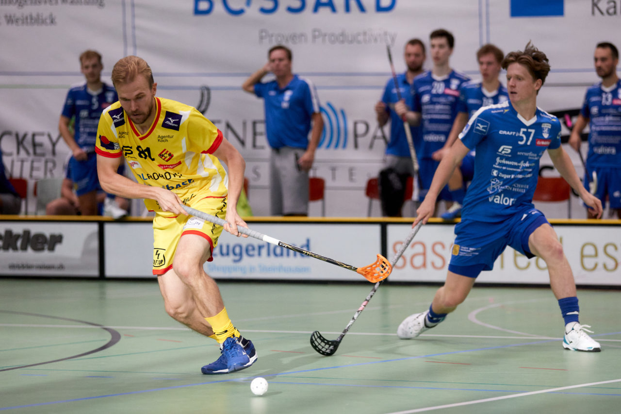 Zug United - HC Rychenberg Winterthur am 12. September 2020 in der Sporthalle der Kantonsschule Zug
