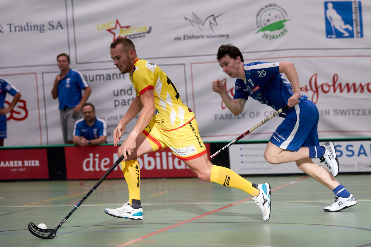 Zug United - HC Rychenberg Winterthur am 12. September 2020 in der Sporthalle der Kantonsschule Zug