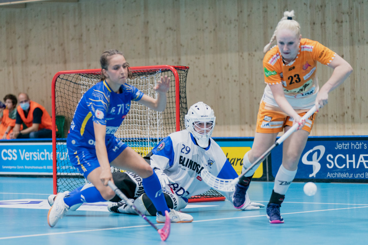 Frauen NLA Runde 2 2020/21, Switzerland: 20.09.2020, Kloten, Stighag, Monika Schmid (Nr. 29, Kloten-Dietlikon Jets) 

Credit: Claudio Schwarz, unihockey-fotos.ch