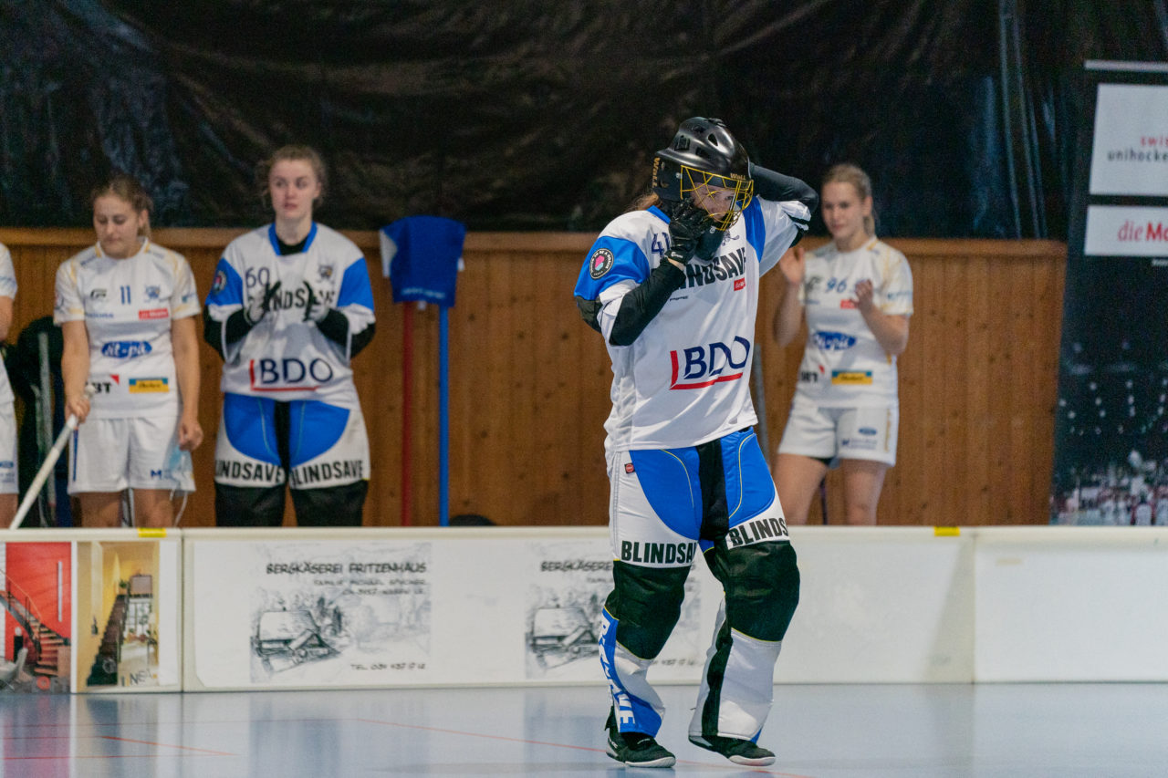 Frauen NLA Runde 5 2020/21 , Switzerland: 04.10.2020, Ballsporthalle Oberemmental (BOE), Zollbrück, Livia Werz (Nr. 41, Kloten-Dietlikon Jets) 

Credit: Claudio Schwarz, unihockey-fotos.ch