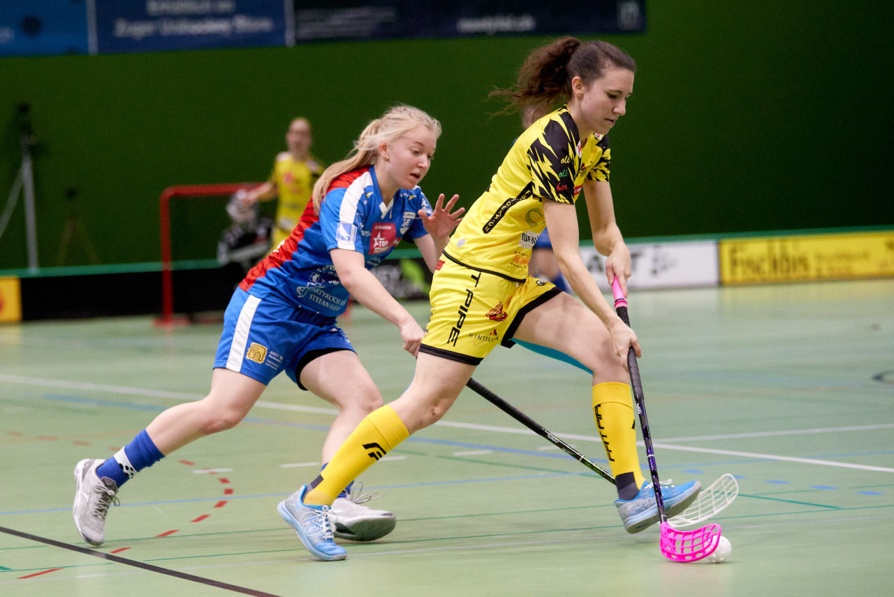 Zug United - Floorball Riders Dürnten-Bubikon-Rüti am  9. Januar 2021 in der Sporthalle der Kantonsschule Zug 
Bild: Michael Peter