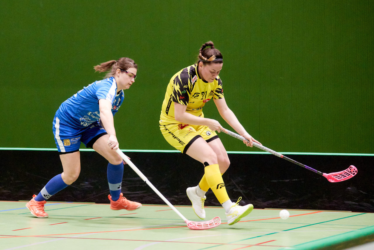 Zug United - Floorball Riders Dürnten-Bubikon-Rüti am  9. Januar 2021 in der Sporthalle der Kantonsschule Zug 
Bild: Michael Peter