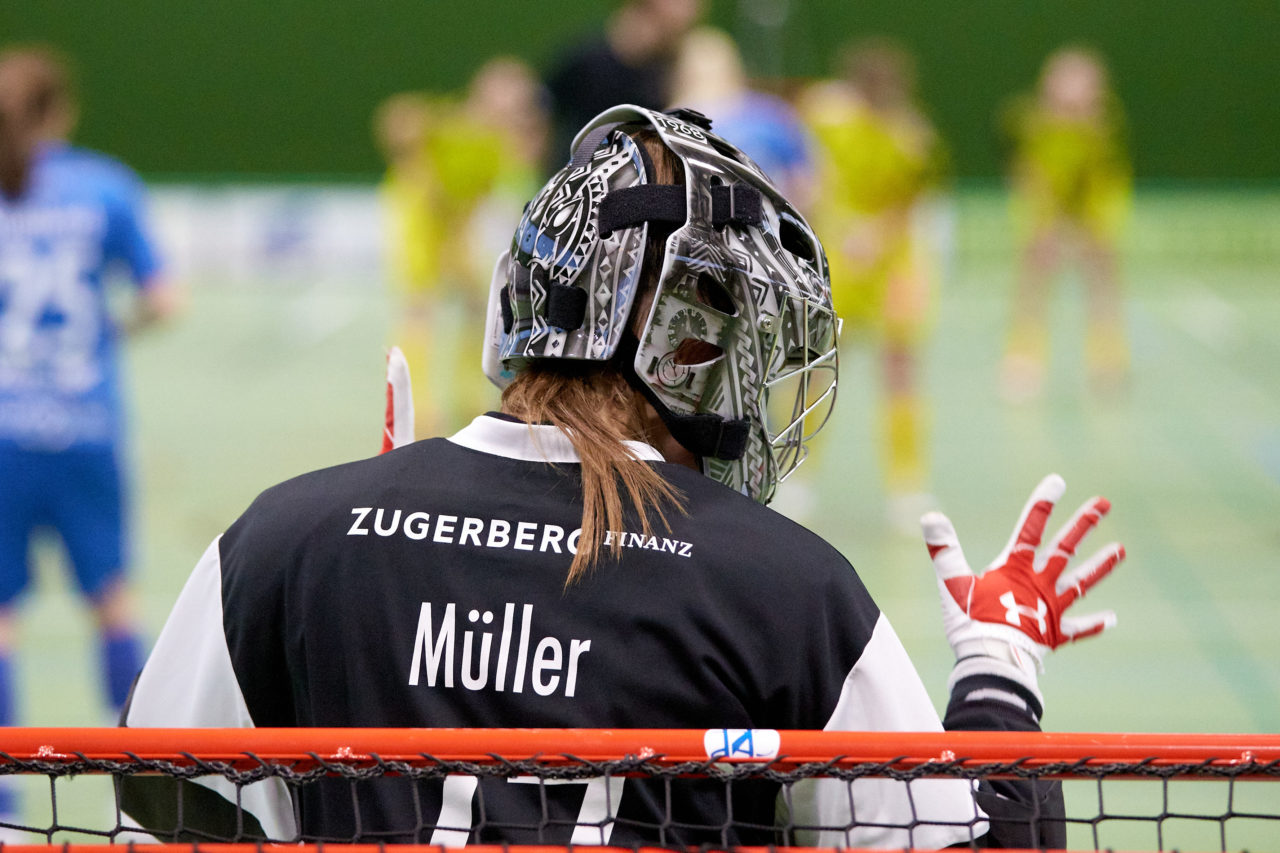 Zug United - Floorball Riders Dürnten-Bubikon-Rüti am  9. Januar 2021 in der Sporthalle der Kantonsschule Zug 
Bild: Michael Peter