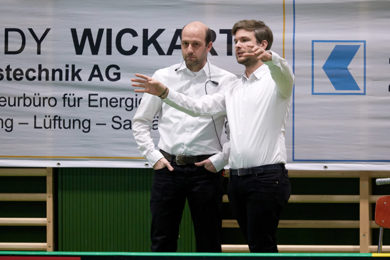 Zug United - Floorball Riders Dürnten-Bubikon-Rüti am  9. Januar 2021 in der Sporthalle der Kantonsschule Zug 
Bild: Michael Peter