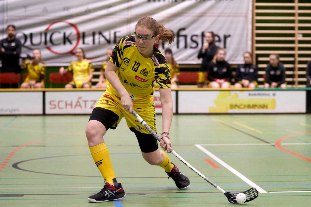 Zug United - Floorball Riders Dürnten-Bubikon-Rüti am  9. Januar 2021 in der Sporthalle der Kantonsschule Zug 
Bild: Michael Peter