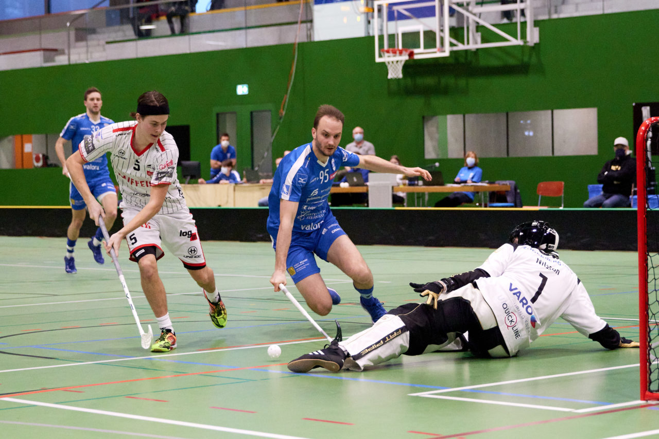 Zug United -  Chur Unihockey  am 23. Januar 2021 in der Sporthalle der Kantonsschule Zug