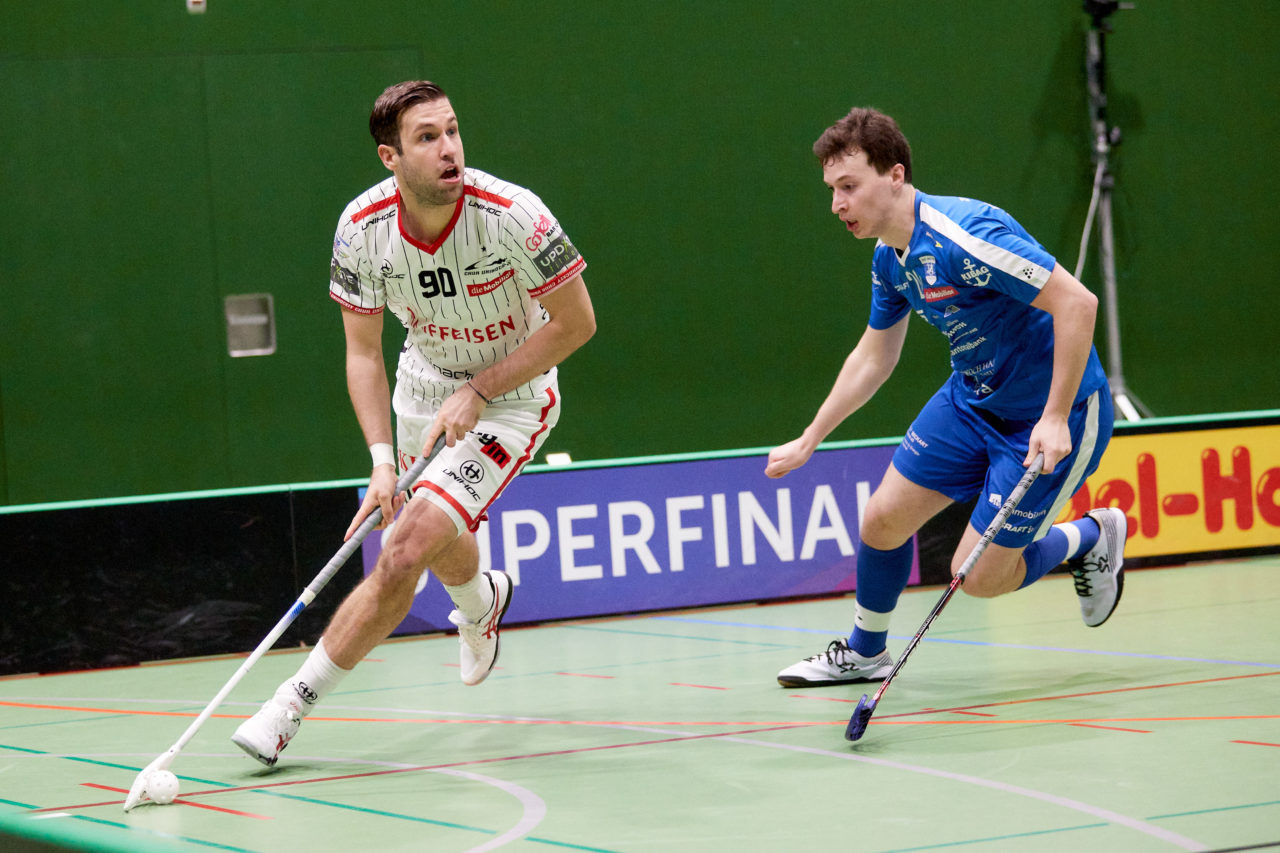 Zug United -  Chur Unihockey  am 23. Januar 2021 in der Sporthalle der Kantonsschule Zug