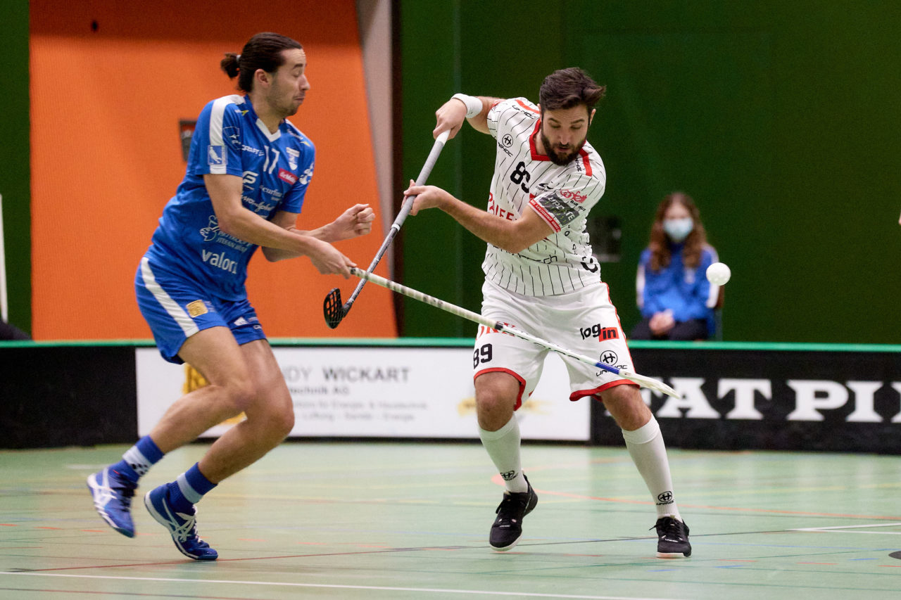 Zug United -  Chur Unihockey  am 23. Januar 2021 in der Sporthalle der Kantonsschule Zug