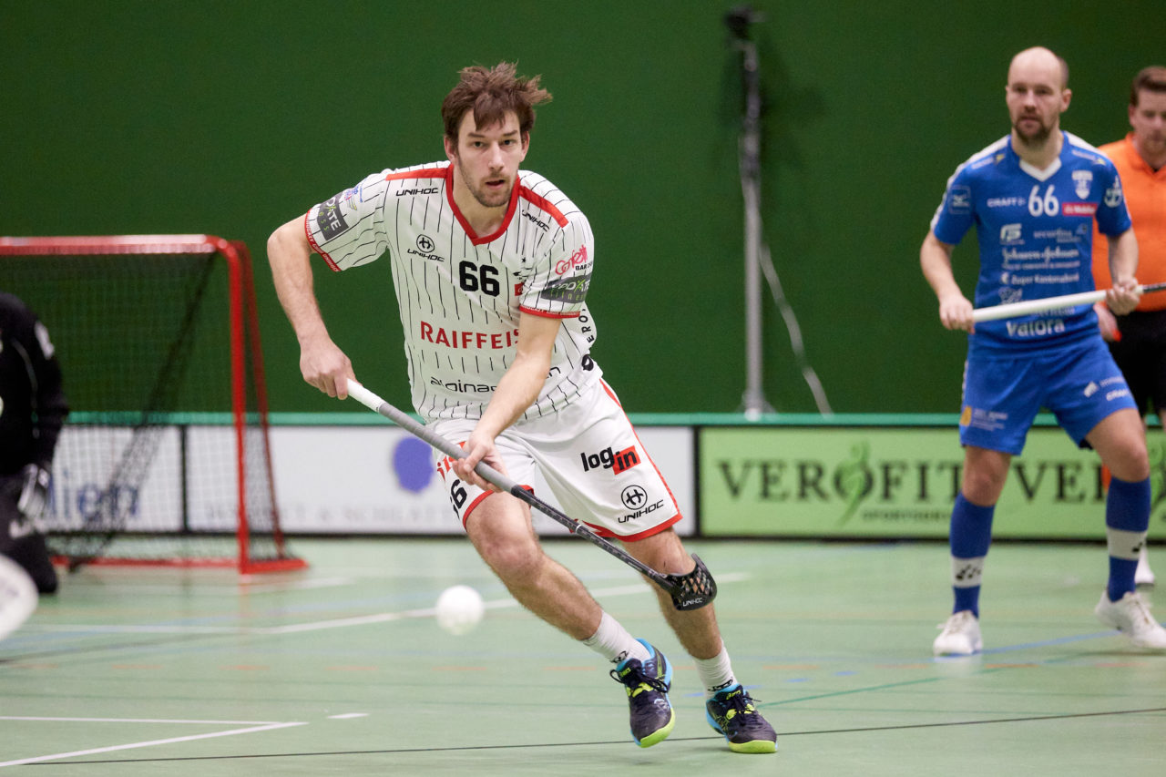 Zug United -  Chur Unihockey  am 23. Januar 2021 in der Sporthalle der Kantonsschule Zug