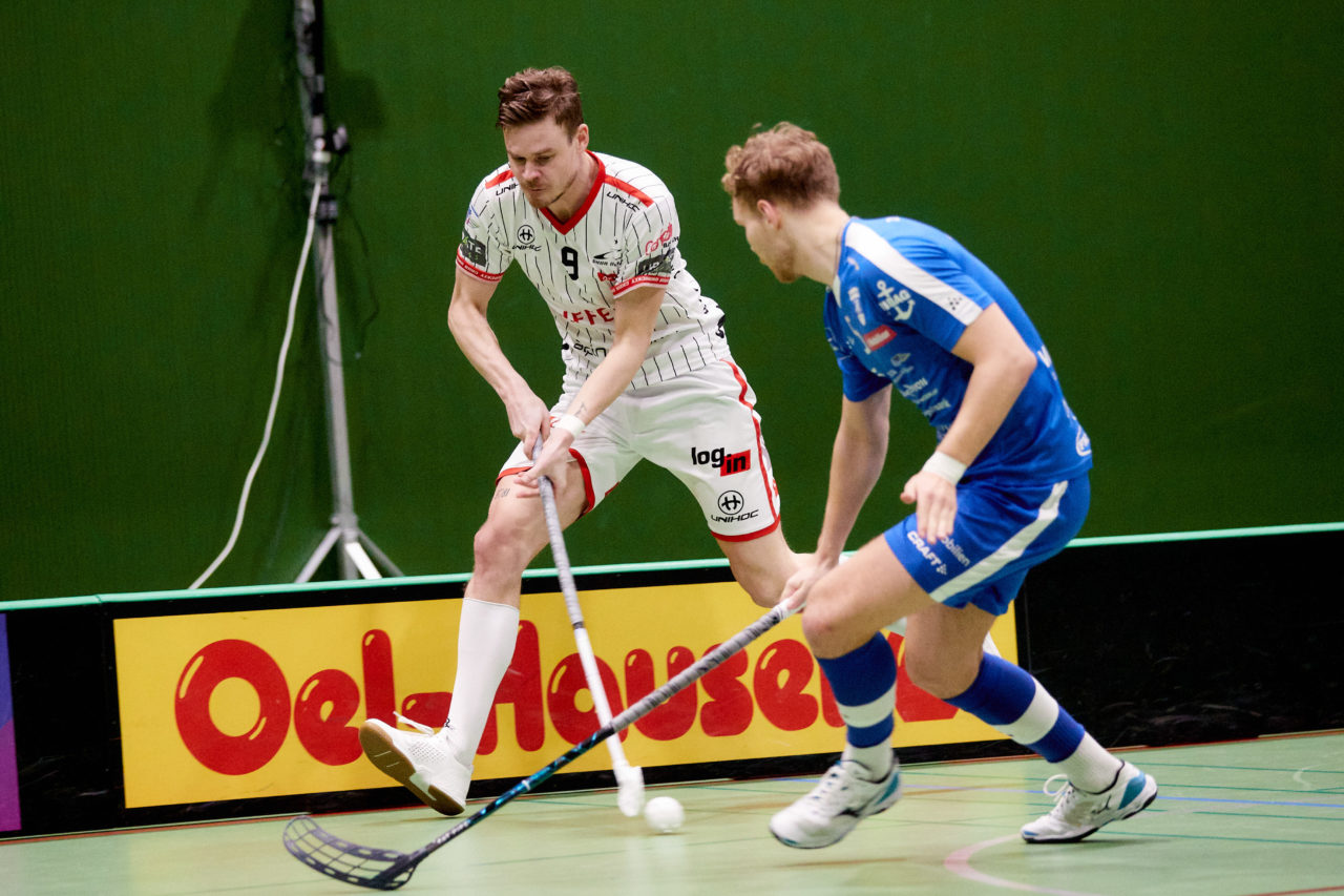 Zug United -  Chur Unihockey  am 23. Januar 2021 in der Sporthalle der Kantonsschule Zug