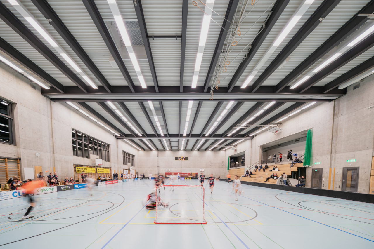 Frauen NLA Runde 8 2020/21, Switzerland: 09.01.2021, Winterthur, Oberseen, das Spiel in der praktisch leeren Oberseen läuft

Credit: Claudio Schwarz, unihockey-fotos.ch