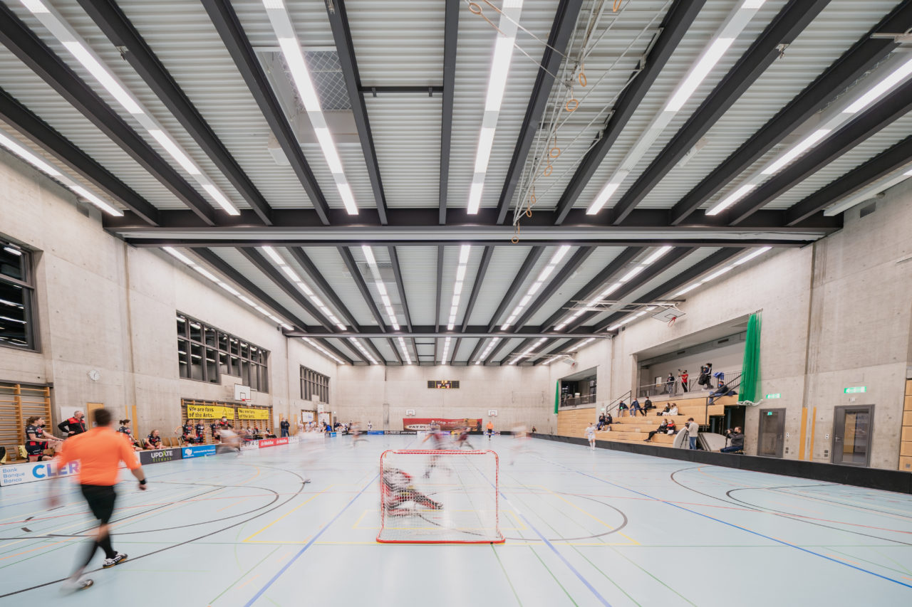 Frauen NLA Runde 8 2020/21, Switzerland: 09.01.2021, Winterthur, Oberseen, das Spiel in der praktisch leeren Oberseen läuft

Credit: Claudio Schwarz, unihockey-fotos.ch