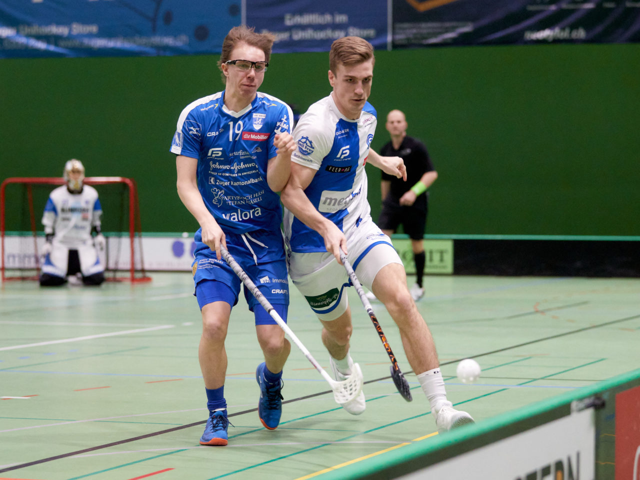 Zug United -  GC Unihockey am 27. Februar 2021 in der Sporthalle der Kantonsschule Zug 
Bild: Michael Peter