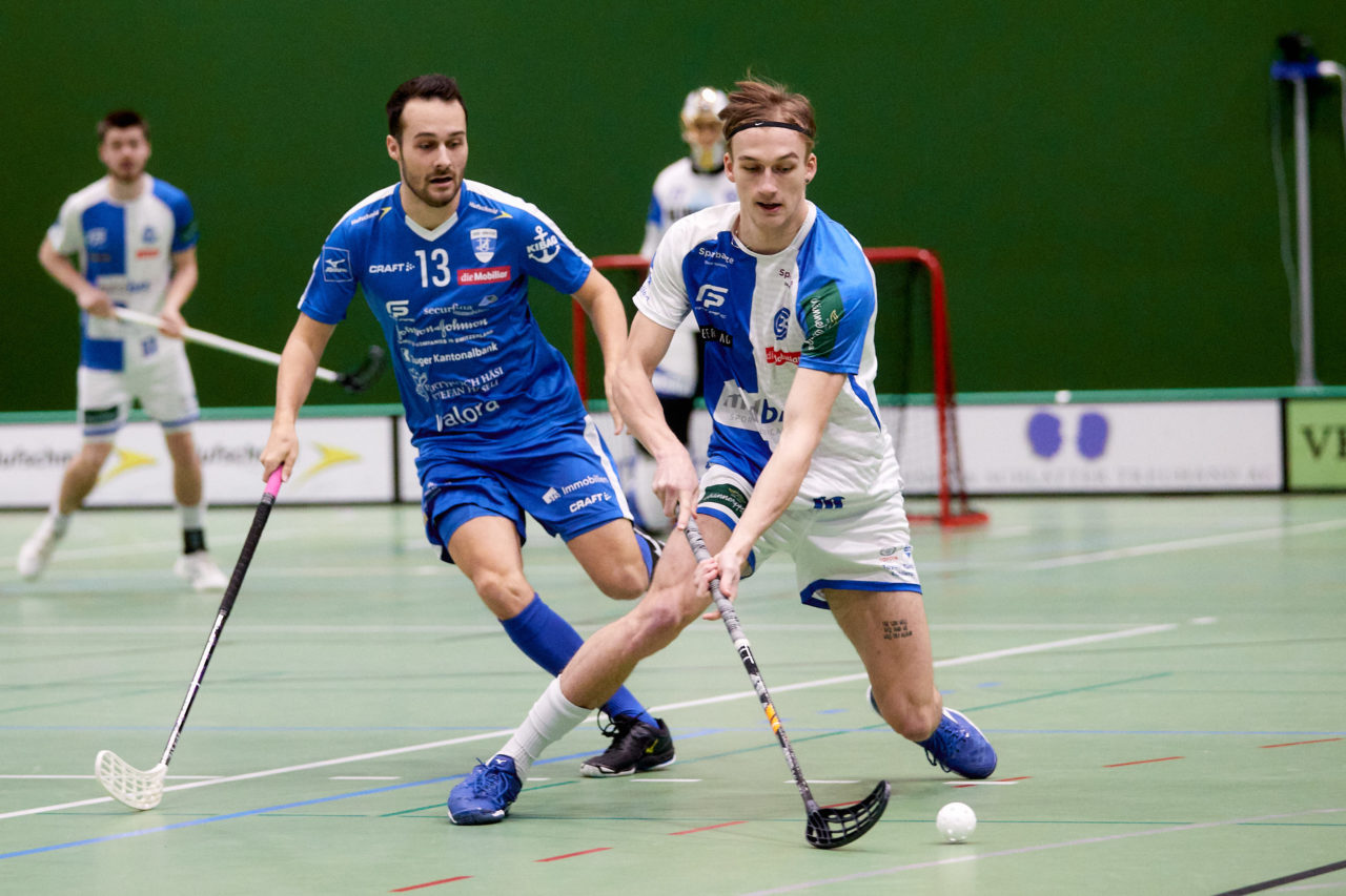 Zug United -  GC Unihockey am 27. Februar 2021 in der Sporthalle der Kantonsschule Zug 
Bild: Michael Peter
