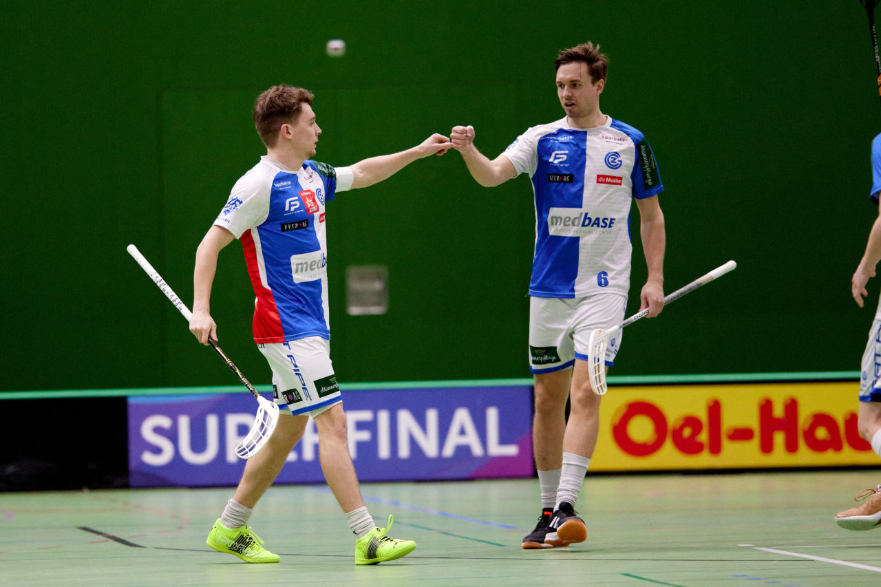 Zug United -  GC Unihockey am 27. Februar 2021 in der Sporthalle der Kantonsschule Zug 
Bild: Michael Peter