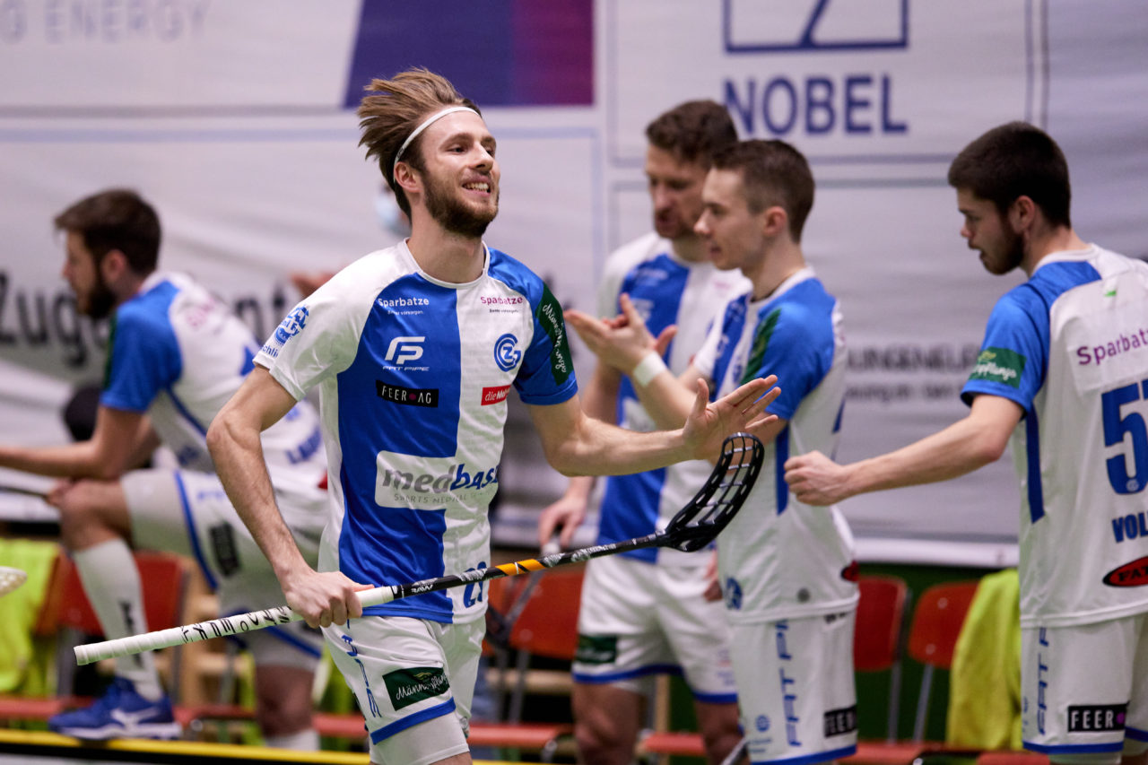 Zug United -  GC Unihockey am 27. Februar 2021 in der Sporthalle der Kantonsschule Zug 
Bild: Michael Peter