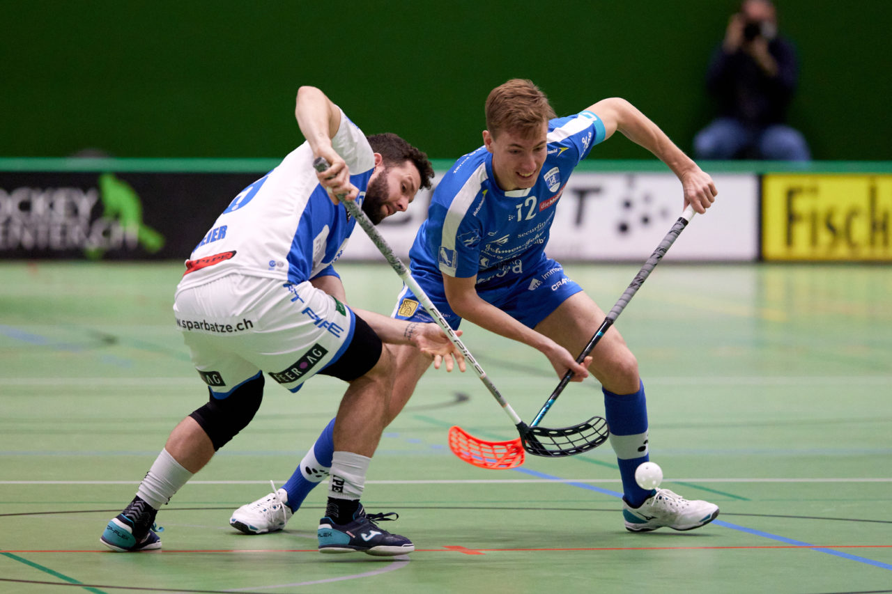 Zug United -  GC Unihockey am 27. Februar 2021 in der Sporthalle der Kantonsschule Zug 
Bild: Michael Peter