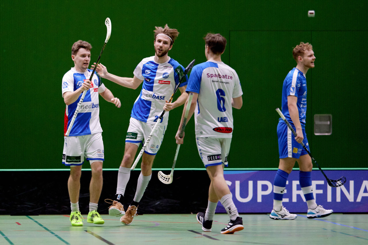 Zug United -  GC Unihockey am 27. Februar 2021 in der Sporthalle der Kantonsschule Zug 
Bild: Michael Peter