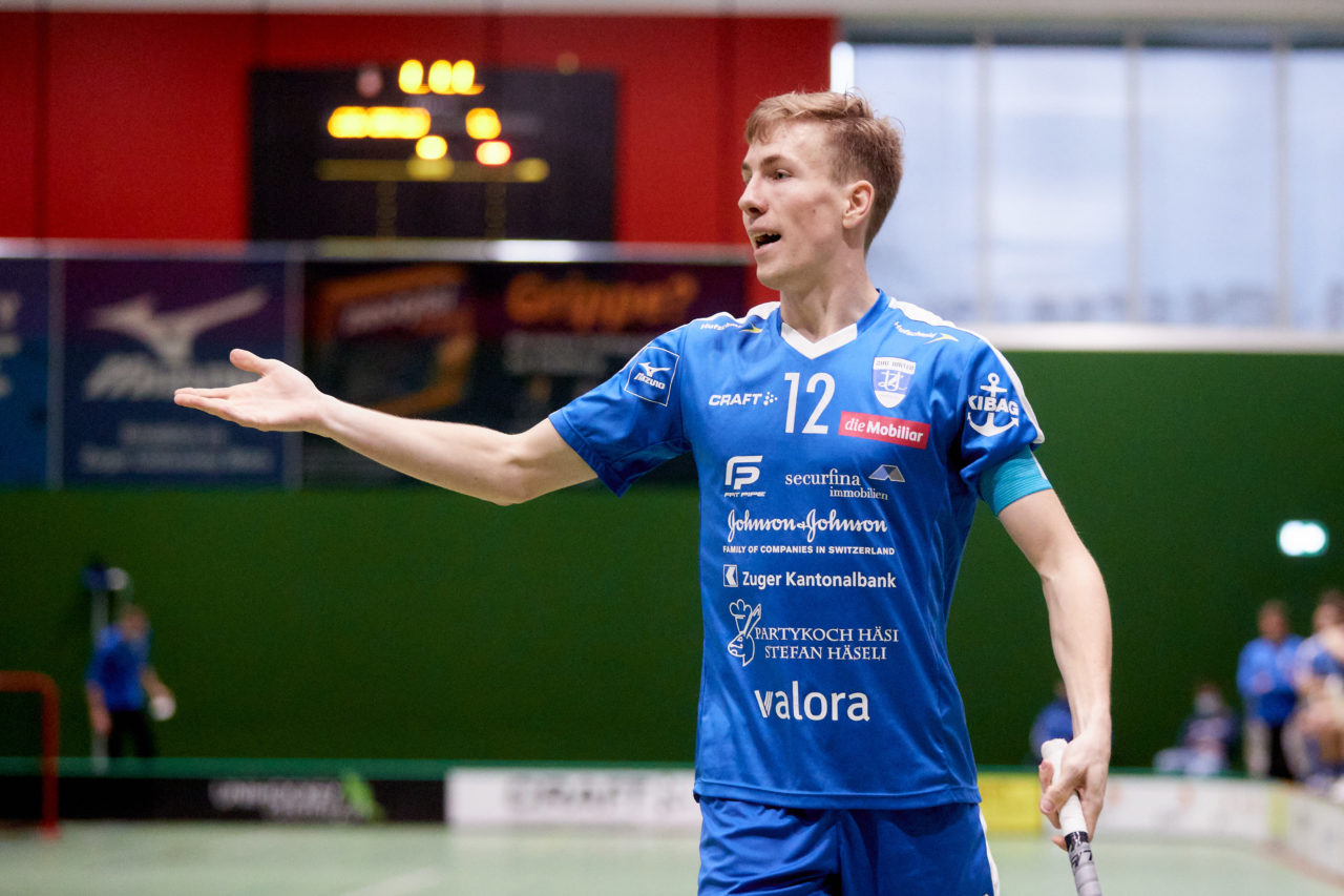 Zug United -  GC Unihockey am 27. Februar 2021 in der Sporthalle der Kantonsschule Zug 
Bild: Michael Peter