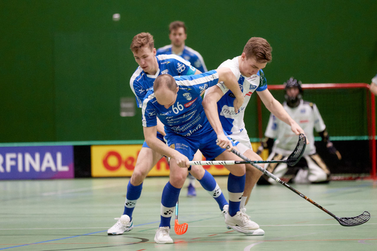 Zug United -  GC Unihockey am 27. Februar 2021 in der Sporthalle der Kantonsschule Zug 
Bild: Michael Peter