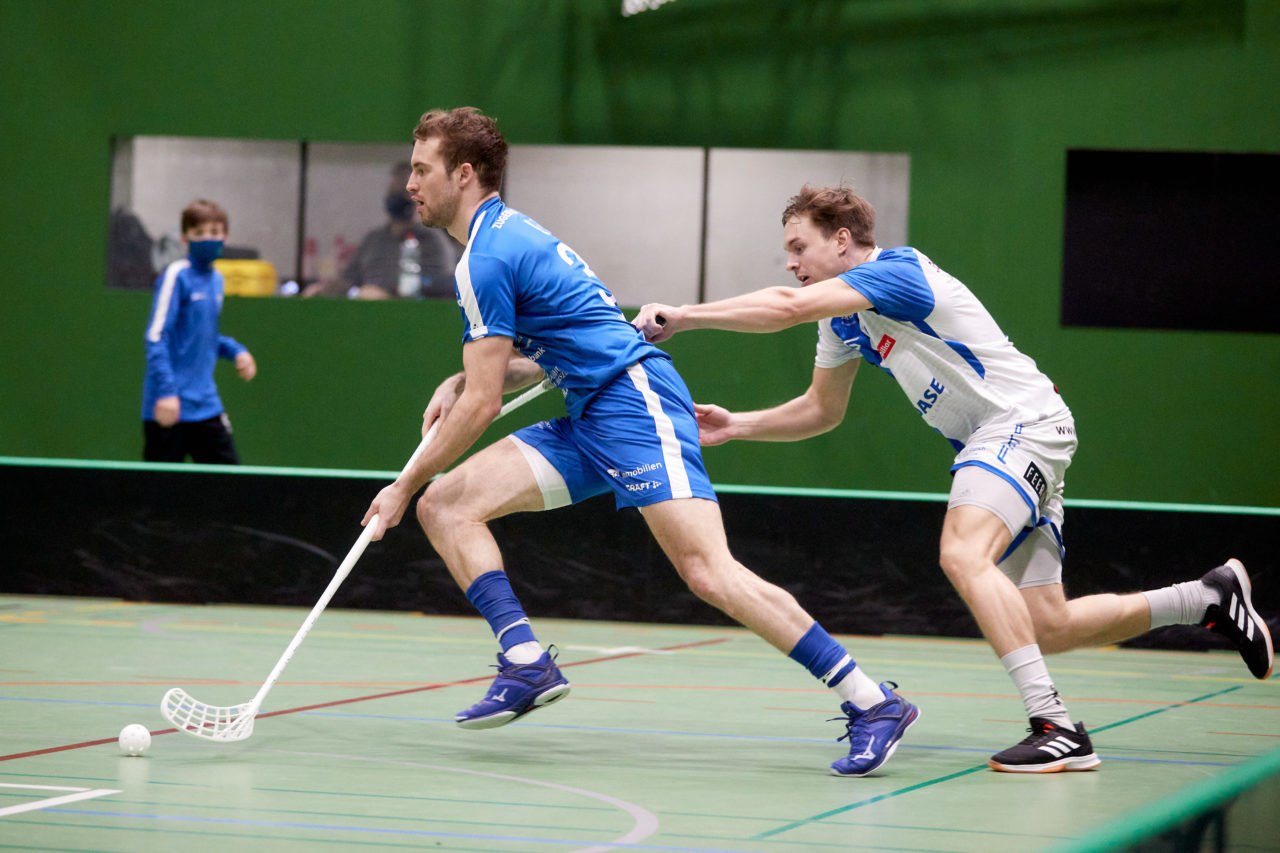 Zug United -  GC Unihockey am 27. Februar 2021 in der Sporthalle der Kantonsschule Zug 
Bild: Michael Peter