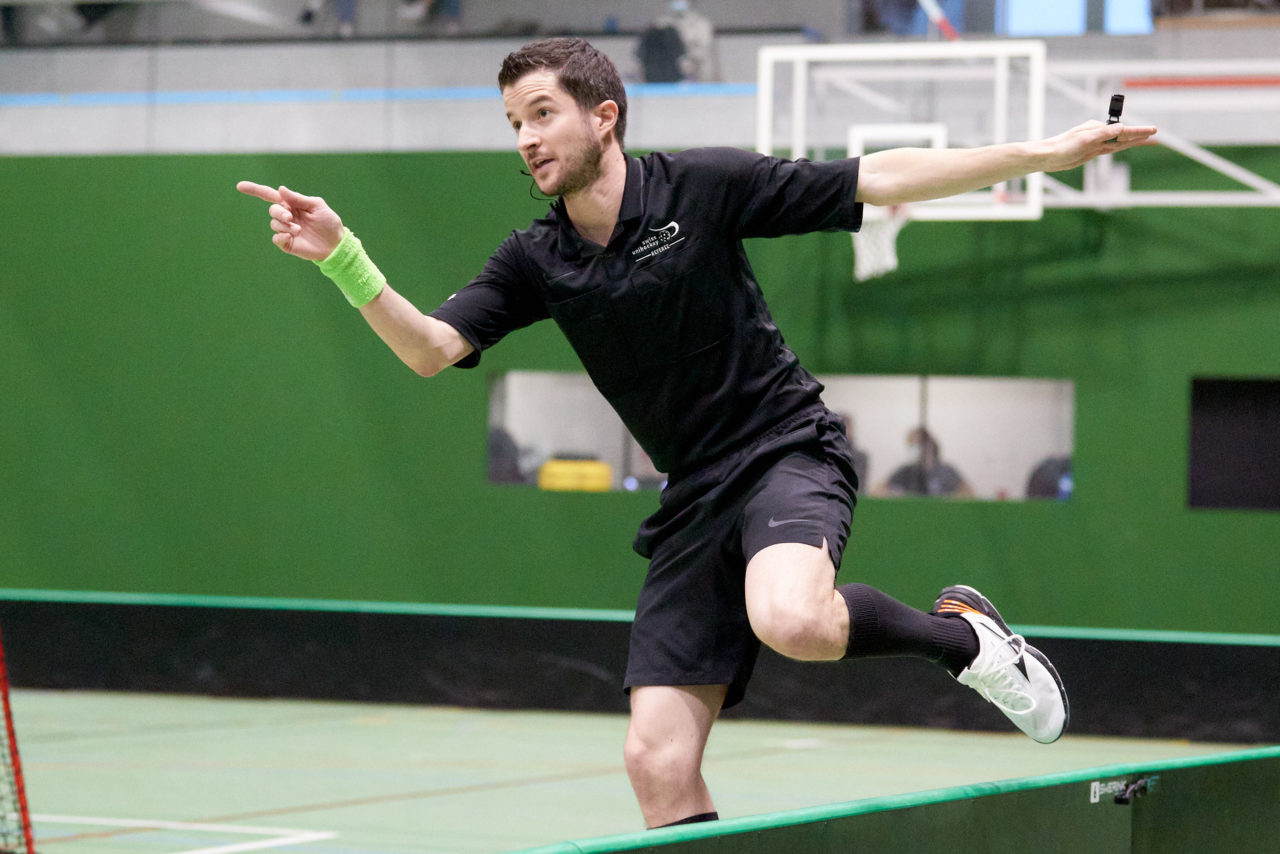 Zug United -  GC Unihockey am 27. Februar 2021 in der Sporthalle der Kantonsschule Zug 
Bild: Michael Peter