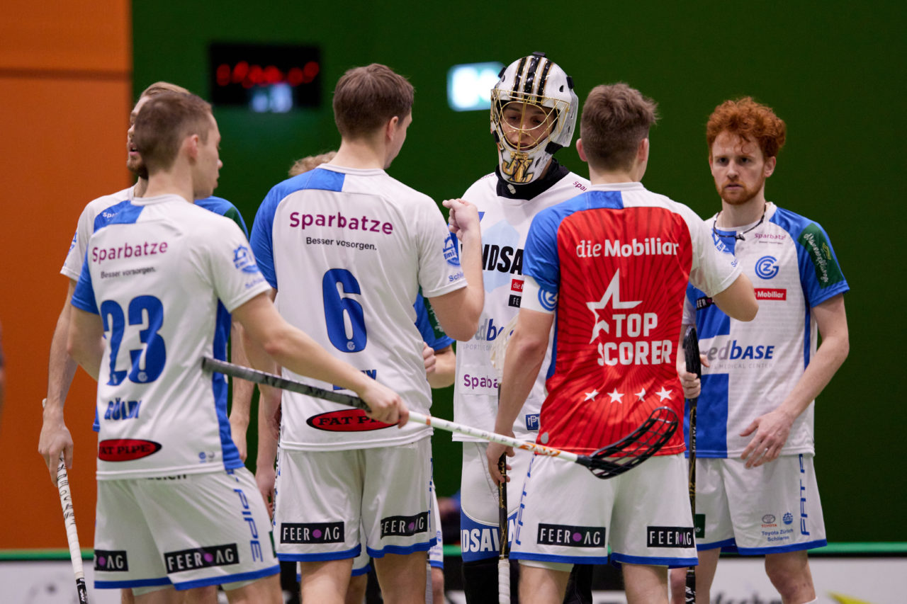 Zug United -  GC Unihockey am 27. Februar 2021 in der Sporthalle der Kantonsschule Zug 
Bild: Michael Peter