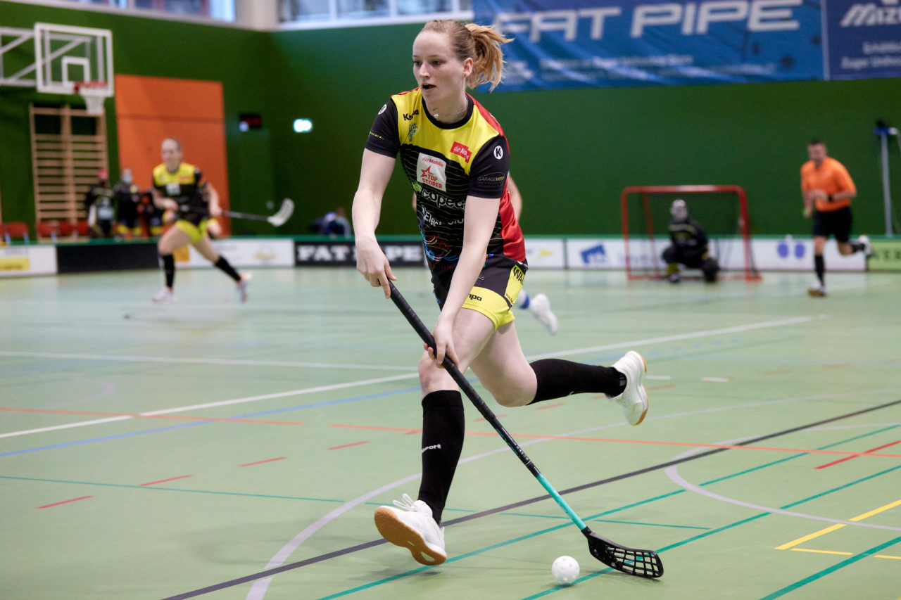 Frauen Playoff Viertelfinal drittes Spiel 
Zug United - Wizards Bern Burgdorf am 6. März 2021 in der Sporthalle der Kantonsschule Zug 
Bild: Michael Peter