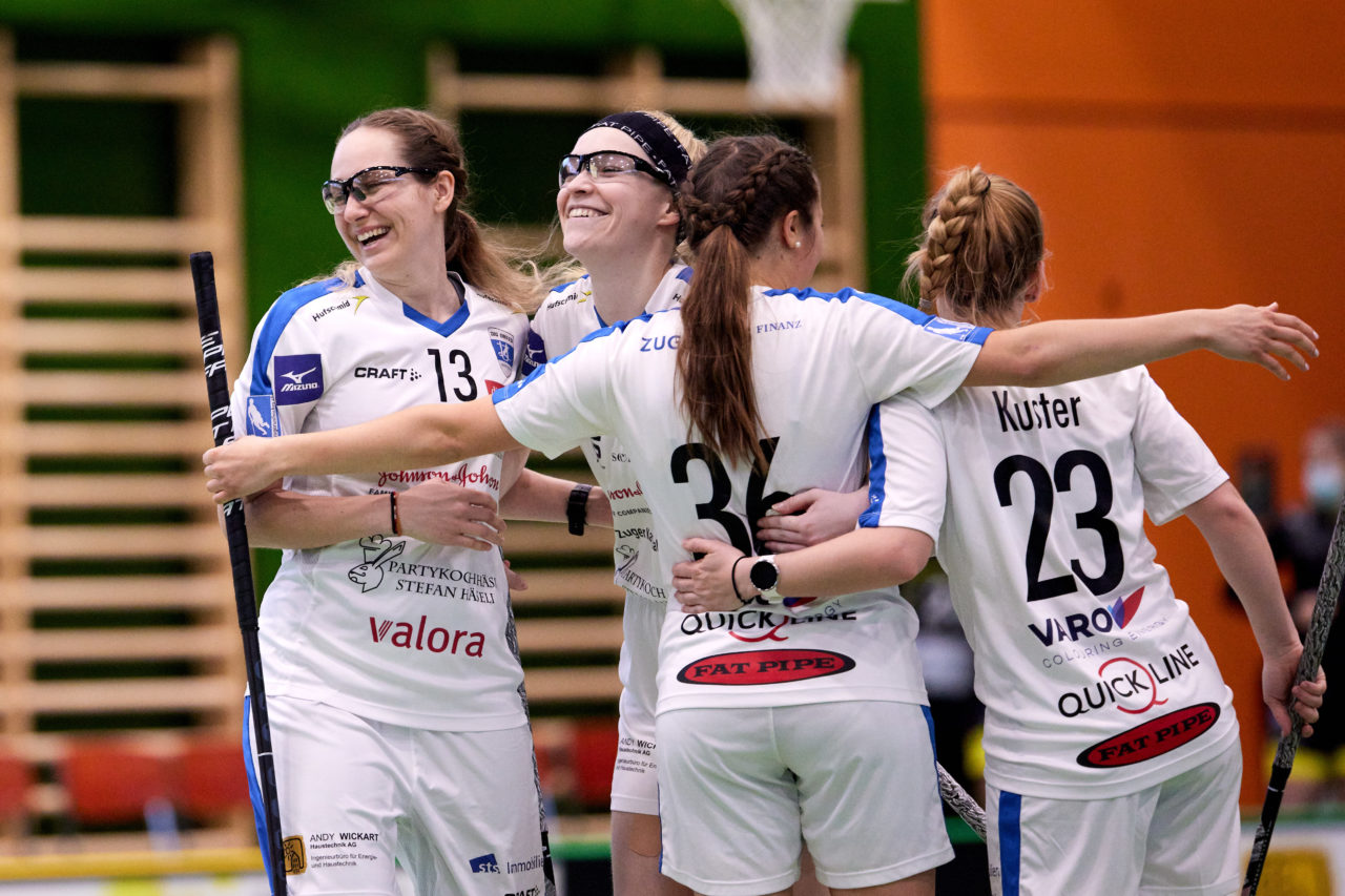 Frauen Playoff Viertelfinal drittes Spiel 
Zug United - Wizards Bern Burgdorf am 6. März 2021 in der Sporthalle der Kantonsschule Zug 
Bild: Michael Peter