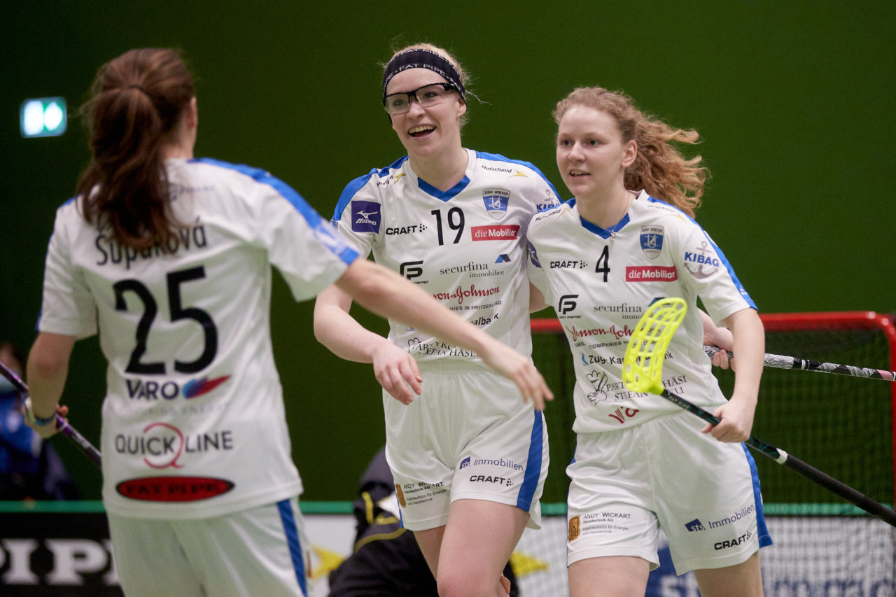 Frauen Playoff Viertelfinal drittes Spiel 
Zug United - Wizards Bern Burgdorf am 6. März 2021 in der Sporthalle der Kantonsschule Zug 
Bild: Michael Peter