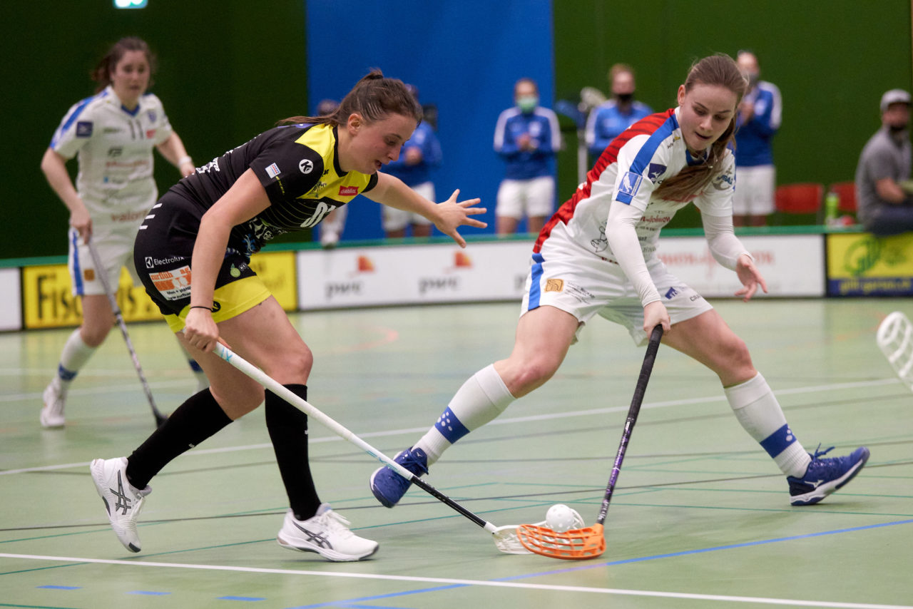 Frauen Playoff Viertelfinal drittes Spiel 
Zug United - Wizards Bern Burgdorf am 6. März 2021 in der Sporthalle der Kantonsschule Zug 
Bild: Michael Peter