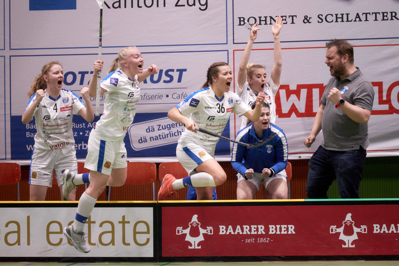 Frauen Playoff Viertelfinal drittes Spiel 
Zug United - Wizards Bern Burgdorf am 6. März 2021 in der Sporthalle der Kantonsschule Zug 
Bild: Michael Peter