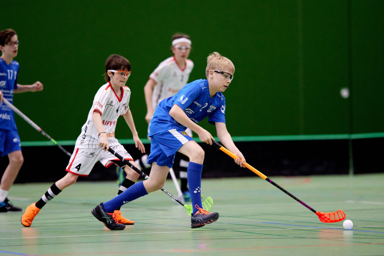 Testspiel Junioren U16A 
Zug United -  Chur Unihockey  am 21. März 2021 in der Sporthalle der Kantonsschule Zug 
Bild: Michael Peter