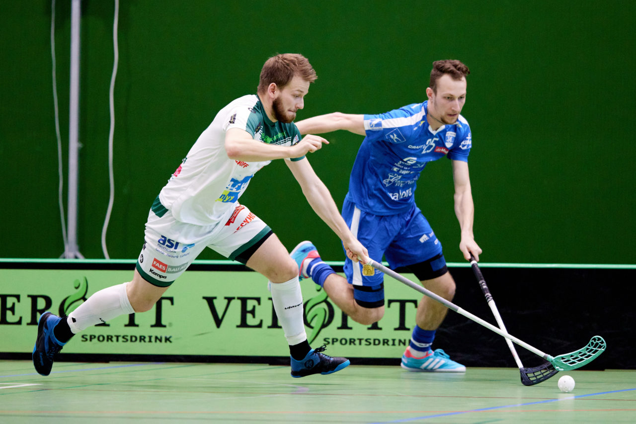 Männer Playoff Viertelfinal sechstes  Spiel 
Zug United -  SV Wiler-Ersigen am 27. März 2021 in der Sporthalle der Kantonsschule Zug 
Bild: Michael Peter
