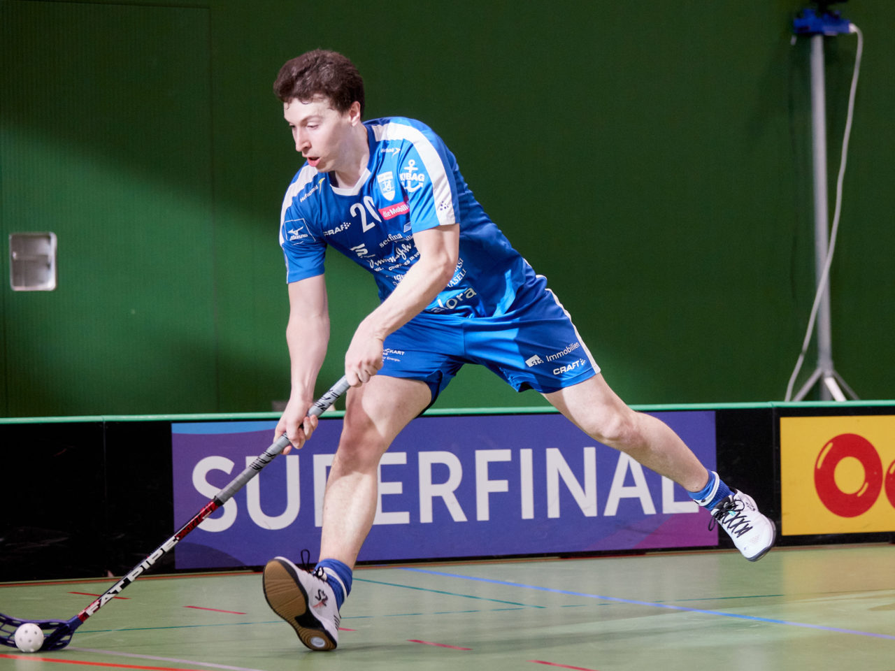 Männer Playoff Viertelfinal sechstes  Spiel 
Zug United -  SV Wiler-Ersigen am 27. März 2021 in der Sporthalle der Kantonsschule Zug 
Bild: Michael Peter